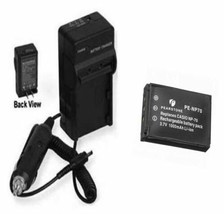 Np-70 Np-70Dba Battery + Charger For Casio Ex-Z150 Ex-Z150Bk Ex-Z150Gn E... - $42.99