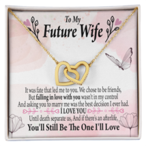To my fiancee the one inseparable necklace express your love gifts 2 thumb200