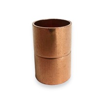 1/2” OD C x C Straight Coupling Rolled Tube Stop - COPPER PIPE FITTING - £7.75 GBP