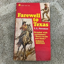 Farewell to Texas by L.L. Foreman Pulp Action Western Avon Books Paperback 1966 - £9.61 GBP