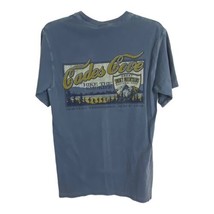 Comfort Color Mens Shirt Size Small Blue Smokey Mountain Cades Cove Short Sleeve - $18.54