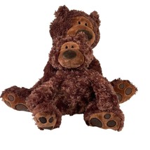 Gund Philbin Bear 320047 14&quot; &amp; Philbin Bear 320046 9&quot; Brown Bear Set of 2 - £16.51 GBP