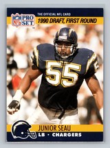 Junior Seau #673 1990 Pro Set San Diego Chargers RC - £1.49 GBP