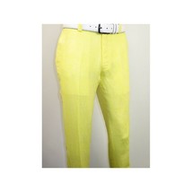 Men Premium 100% Linen Cocktail Suit by INSERCH Breathable and cool SU880 Yellow image 10