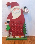 Santa Claus Mahjong Wood Countdown Advent Calendar Ships N 24h - £46.42 GBP