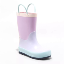 Toddler Girls Ali Colorblock Rain Boots - Cat and Jack (Purple) &quot;Size 9&quot;... - £14.74 GBP