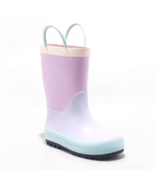 Toddler Girls Ali Colorblock Rain Boots - Cat and Jack (Purple) &quot;Size 9&quot;... - £14.60 GBP