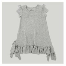 Afton Street Toddler Girls Gray French Terry A Line Dress Size 18 M  4T ... - £11.05 GBP