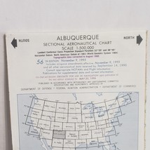 Aeronautical Chart Albuquerque 1995 - $9.70