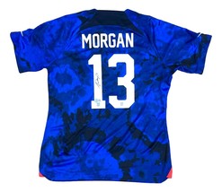 Alex Morgan Signed 2022/23 Nike USA Women&#39;s Away Soccer Jersey BAS - £195.02 GBP