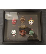 KOREAN FOLK PLAY MINIATURE MASKS SET OF SIX IN SHADOW BOX (12&quot;x10&quot;x2&quot;) - €24,82 EUR