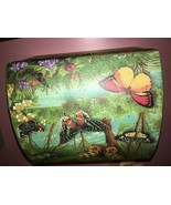 verbena soap vintage music box Butterfly In Forest-VERY RARE-SHIPS SAME DAY - $68.67 CAD