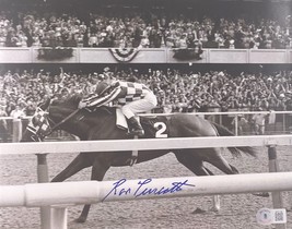 Ron Turcotte Signed 8x10 Secretariat Horse Racing Photo BAS BH71159 - £53.79 GBP
