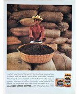 SANKA COFFEE NEW BLEND - Aroma Roast - Regular Grind -1962 VTG Print Ad - €9,63 EUR