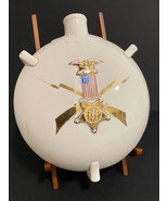 GRAND ARMY OF THE REPUBLIC, GAR, CERAMIC PRESENTATION CANTEEN, INFANTRY,... - $645.00
