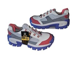 Caterpillar Womens Invader Ct Glacier Gray Composite Safety Shoes Sz 11W - £54.30 GBP
