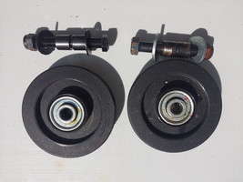 23LL23 Pair Of Pulleys From Exercise Equipment, 3-3/8&quot; X 3/8&quot; X 3/8&quot; Bore - £7.45 GBP