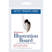 Strathmore Artist Trading Cards 2.5&quot;X3.5&quot; 5/Pkg-Illustration Board Vellum - £11.71 GBP