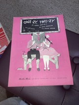 One-zy Two-zy I Love You-zy Sheet Music Piano Vocals Franklin Taylor Vintage - £6.08 GBP