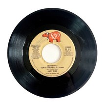 Andy Gibb Don&#39;t Throw It All Away 1978 Vinyl Record 7&quot; Vintage Pop Disco 45BinL - £15.79 GBP