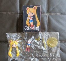 Sailor Moon Qposket Initial Figure 2015 Retro Japan Anime Doll 1495 Ban Dai New - £127.00 GBP