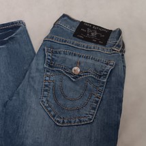 True Religion Rocco Blue Jeans 30 30x33 Relaxed Skinny Medium Wash      ... - $34.95