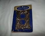 Vintage Deco Room Provincial Ant. Brass Cast Metal Outlet Plate Cover or... - $24.74