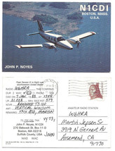 1983 Vintage Postcard  Photo of Piper Seneca QSL Card N1CDI - £14.15 GBP