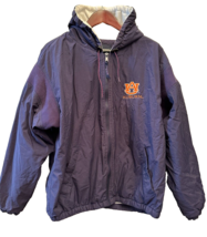 Auburn University Tigers College Jansport Hooded Jacket size L Vintage 90s - £31.13 GBP
