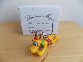 Disney Pluto Christmas Figurine  - $18.00