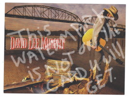 1996 David Lee Murphy Country Music Artist Promotional Real Photo Postcard RPPC - £10.38 GBP
