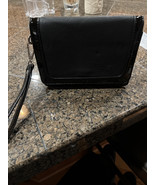 Clutch Purse Wristlet faux gator look black - $13.79 CAD
