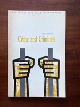 Crime And Criminals - Jack Fraenkel - Law &amp; Order &amp; Police &amp; Penal System - $9.98