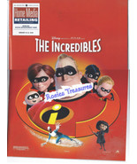 The Incredibles Animation Cover Art Video Store Retail Media Trade Magaz... - $41.01 CAD