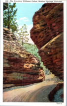 The Narrows Williams Canyon Manitou Springs Colorado Postcard - £5.39 GBP