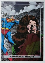 1992 Doomsday Death Of Superman Memorial Tribute Spectra-Etch Insert S4 Dc Mint - £5.06 GBP