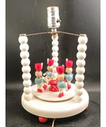 c.1968 Toy Soldiers Wooden Nursery Lamp &amp; Music Box, Works Restored MCM OBO - $95.00