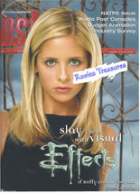 Vampire Slayer Buffy Sarah Michelle Gellar POST Production Magazine 2001... - £31.46 GBP