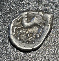 80-50BC Celtic Gual France Aedui Tribe Silver Quinarius Horse Ancient 1.89g Coin - £66.19 GBP