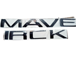 2022-2025 Tailgate Inserts For Maverick Raised Emblems Matte Black Usa Seller! - £19.86 GBP