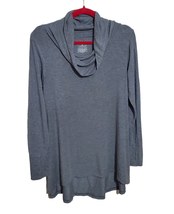 Cuddl Duds Large Gray Software With Stretch Long Sleeve Cowl Turtleneck  - £15.13 GBP