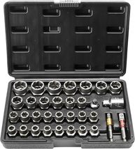 VEVOR Bolt Extractor Set, 32-Piece Bolt and Nut Remover Set,, Nuts and S... - £29.24 GBP