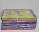 LOT OF 5 Sealed Turbo Jam DVDs Cardio Party 2 3 3T Lower Body Jam Fat Bl... - $24.20