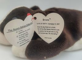 Ty Beanie Babies Bruno the Dog, With 10 Errors - $100.00