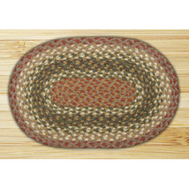 Capitol Importing Olive-Burgundy-Gray - 10 in. x 15 in. Oval Swatch - $36.91