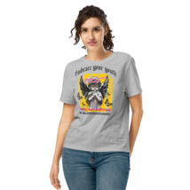 Women’s Organic Ribbed Neck T-Shirt – Embrace Your Youth - $54.99