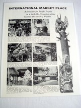 1958 Hawaii Ad International Market Place - £7.04 GBP