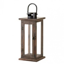 Lodge Wooden Lantern  - £38.00 GBP