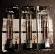 NEW 3 Pack Covergirl Easy Breezy Brow Fill + Define Pencils in 510 Soft ... - £9.53 GBP