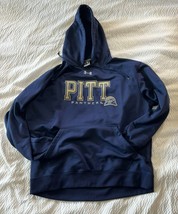 Pitt Panthers Under Armour Hoodie Size L Embroidered Logo - £18.29 GBP
